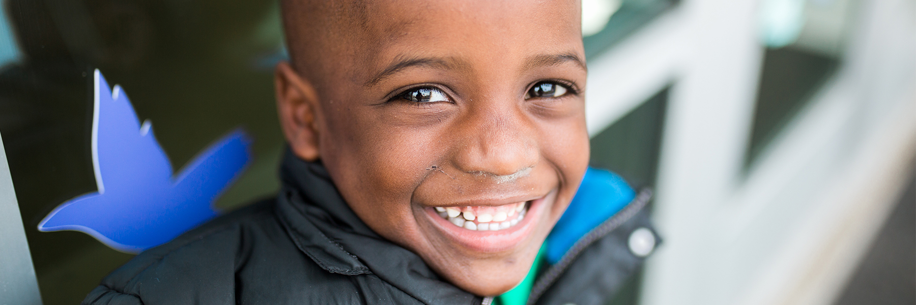 Boy smiling